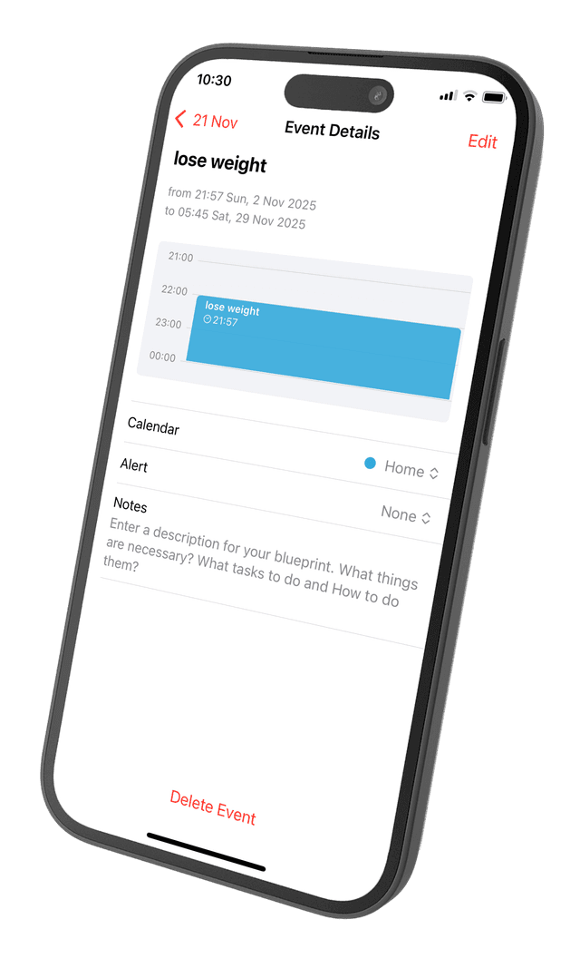 Smart Calendar Event Sync - IOS (Titled Image)