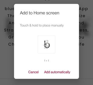 blueprint app install prompt image
