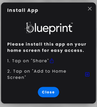 blueprint app install prompt image